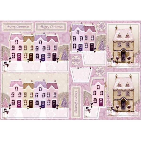 Carte 3D Maison rose - Photo n°1