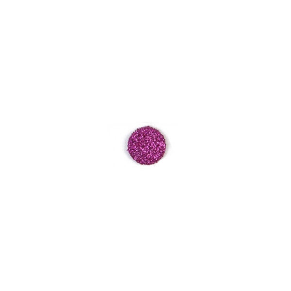Confettis ronds pailletés (x50) fuchsia - Photo n°1
