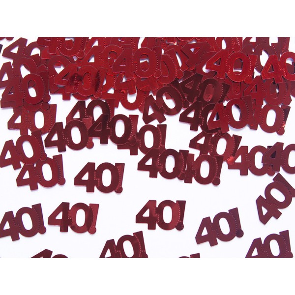 Confettis de table 40 ans - Photo n°1