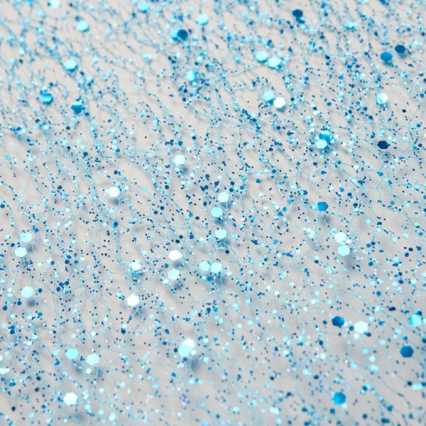 Chemin de table Andromeda bleu polaire - Photo n°1