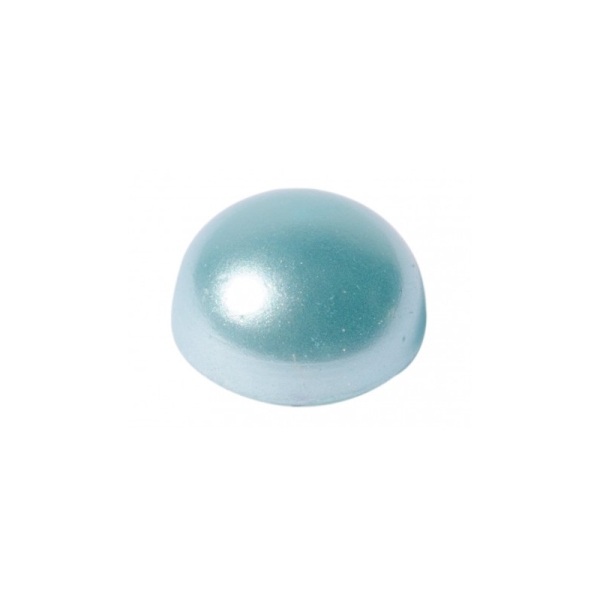 Fines bande de perles nacrées (x5) bleu ciel - Photo n°1