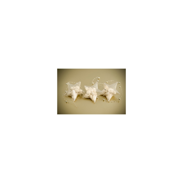 Guirlande de perles métallisées or - Photo n°4