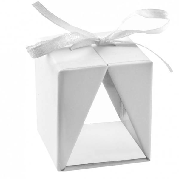 Boîtes cadeau (x4) blanc - Photo n°1