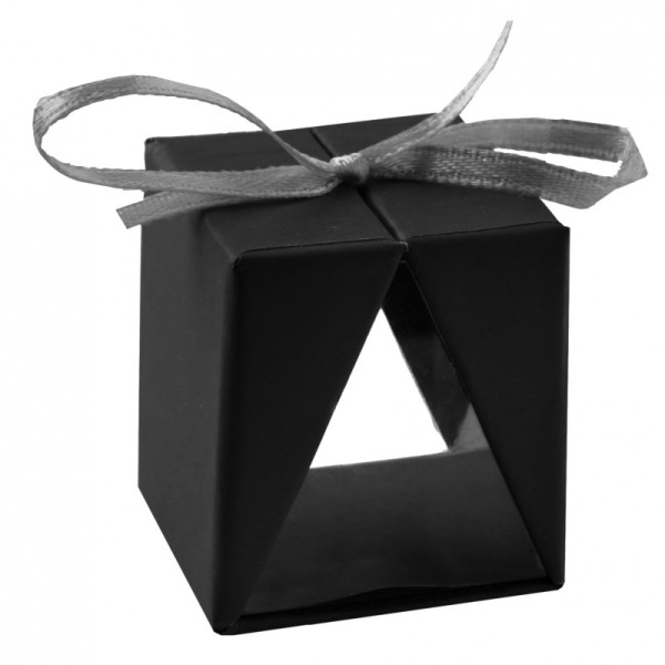 Boîtes cadeau (x4) noir - Photo n°1
