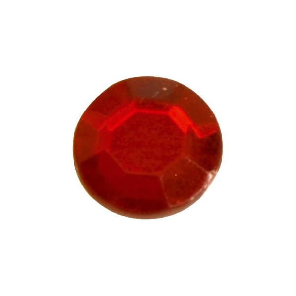 Diamants plats (x50) rouge - Photo n°1