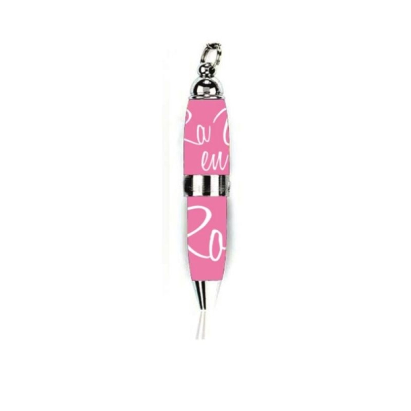 Mini stylo porte-clefs - La vie en rose - Photo n°1