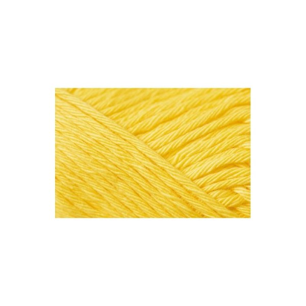 Pelote creative cotton aran jaune clair Rico Design - Photo n°1
