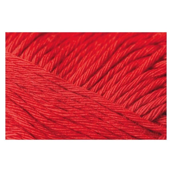 Pelote creative cotton aran rouge Rico Design - Photo n°1