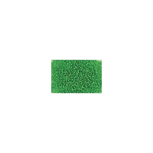Perle rocailles japonaises itoshii tube vert opaque - Rico Design - Photo n°1