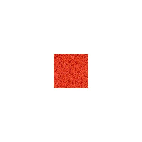 Rocailles japonaises itoshii tube orange opaque 7g - Rico Design - Photo n°1
