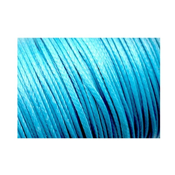 Cordons,fils polyester, 5 mètres couleur bleu antartique - Photo n°1