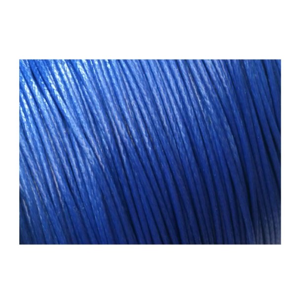 Cordons,fils polyester, 5 mètres couleur midnight blue - Photo n°1