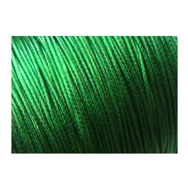 Cordons,fils polyester, 5 mètres couleur vert forêt - Photo n°1