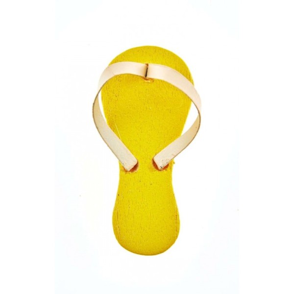Tongs sur pince jaune (x6) - Photo n°1
