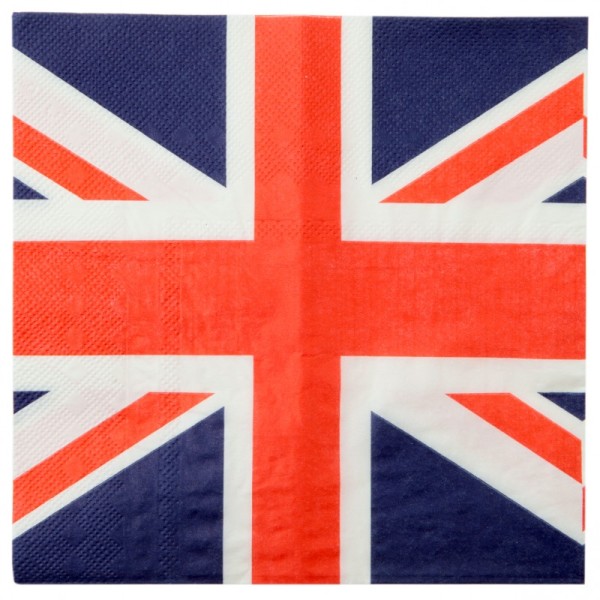 Serviettes drapeau Angleterre (x20) - Photo n°1