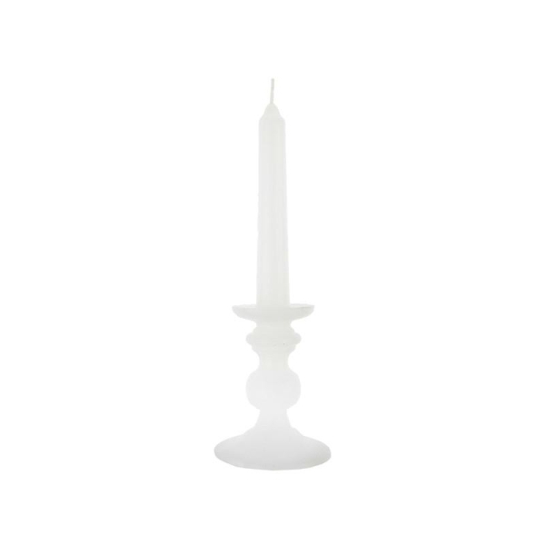 Bougie en forme de chandelier Blanc - Photo n°1