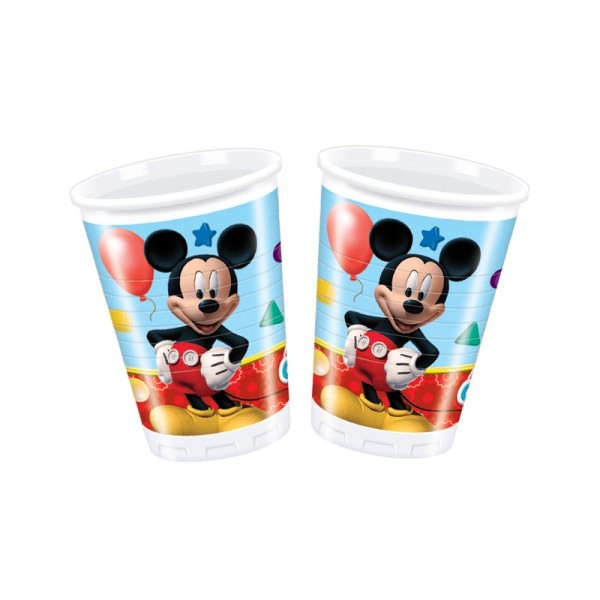 8 gobelets Mickey 20 cL Playful Mickey - Photo n°1