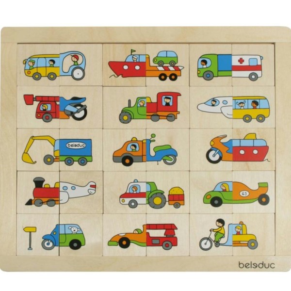 Beleduc Puzzle Transport Match & Mix 11007 - Photo n°4