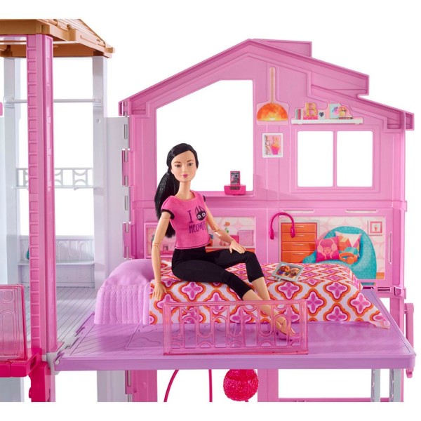 Barbie Maison De Poupées À 3 Étages Dvv47 - Photo n°2