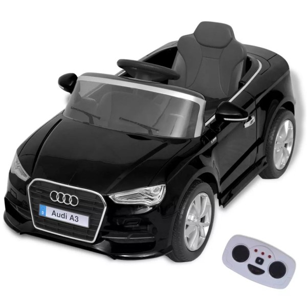 Vidaxl Voiture Électrique Pour Enfants Télécommandée Audi A3 Noir - Photo n°1