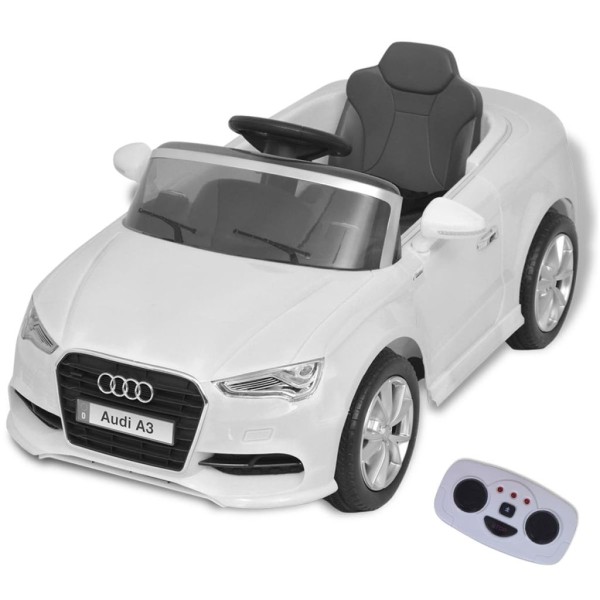 Vidaxl Voiture Électrique Pour Enfants Télécommandée Audi A3 Blanc - Photo n°1
