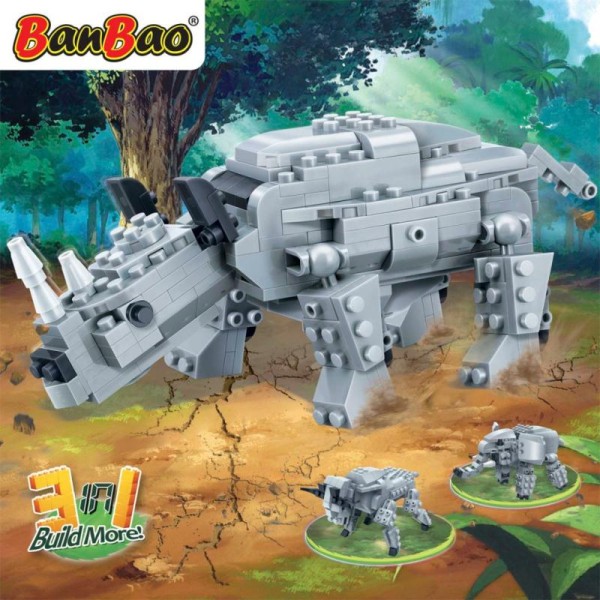 Rhinocéros Antique Banbao 6851 - Photo n°3