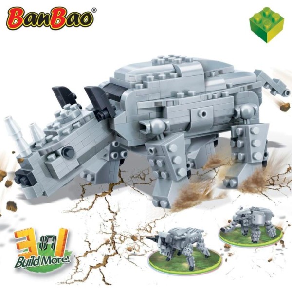 Rhinocéros Antique Banbao 6851 - Photo n°1