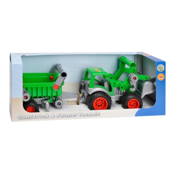 Polesie Wader Tracteur Jouet Avec Chargeur 58x14,5x16,5 Cm Vert 1450580 - Photo n°2