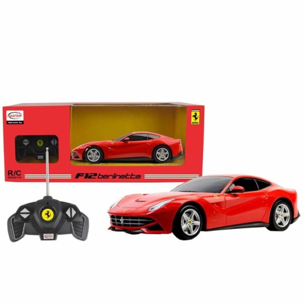 Rastar Voiture Radiocommandée Ferrari F12 1:18 Rouge 53500 - Photo n°1
