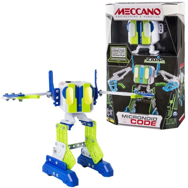 Meccano Robot Personnel Micronoid Code Zapp Vert 6040126 - Photo n°1