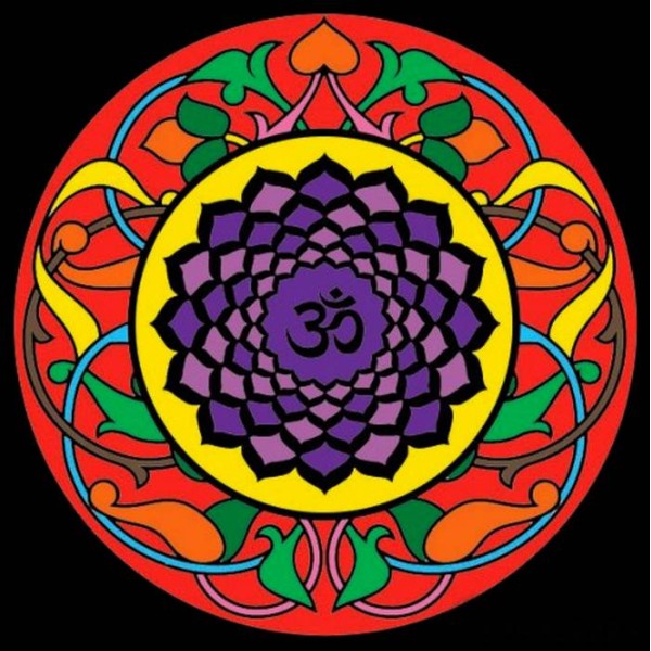 Mandala celtique Triqueta - 12 feutres inclus - 28 x 37 cm - à colorier  Colorvelvet - Dessin et coloriage adulte - Creavea
