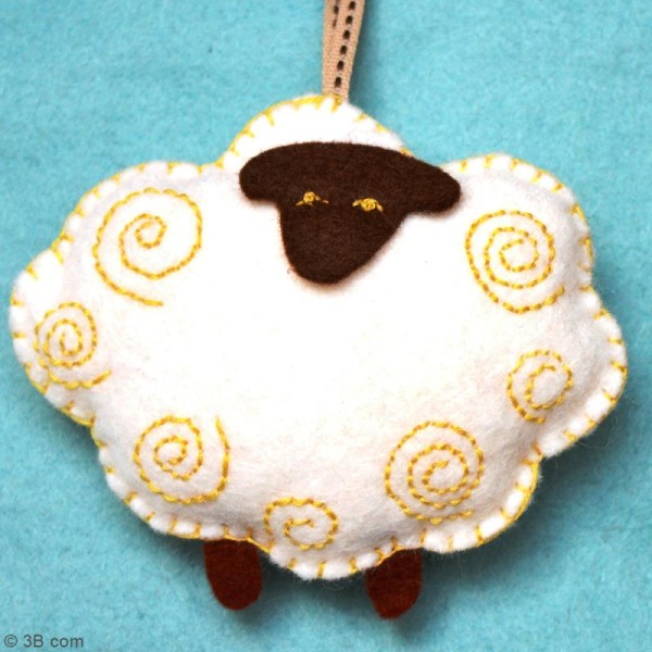 Mini Kit feutrine - Le petit mouton - Photo n°2
