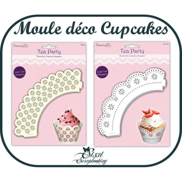 Lot 12 Moules Napperon Decoratif Pour Cupcakes Muffin Pìâtisserie Cuisine Scrap - Photo n°1