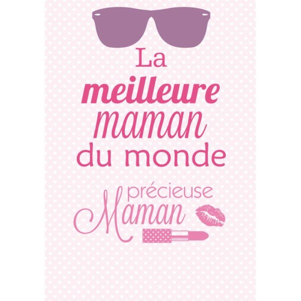 2 Tampons Clear Transparent La Meilleure Maman Du Monde Precieuse Maman - Photo n°1
