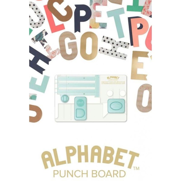 Alphabet Punch Board 'We R Memory Keepers' Creer Rapidement Des Lettres Et Des Chiffres - Photo n°1