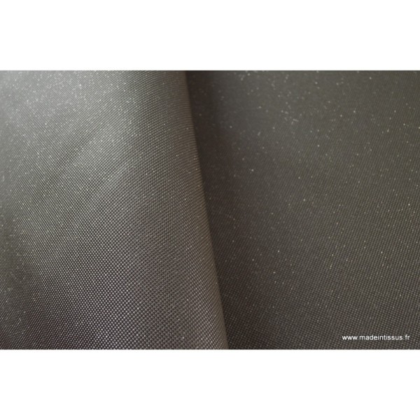 Tissu Faux cuirs à paillettes ARGENT .x1m - Photo n°4