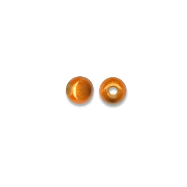 Perle magique 4 mm orange x50 - Photo n°1