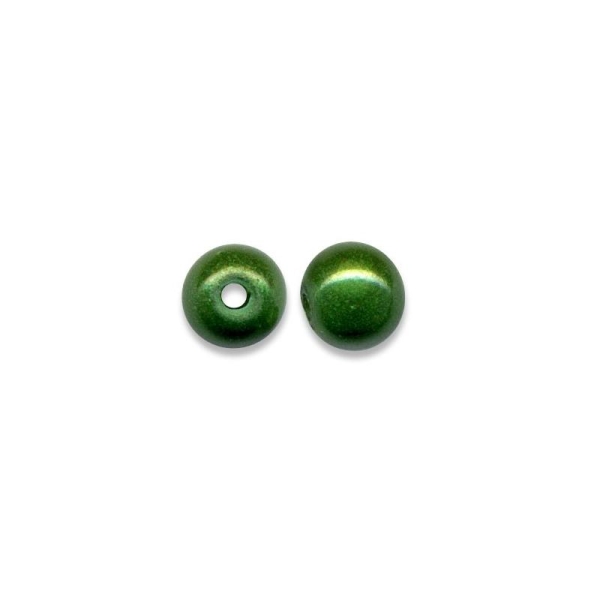 Perle magique 6 mm olivine x25 - Photo n°1