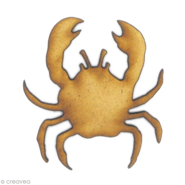 Forme en bois Animal - Crabe - Photo n°1