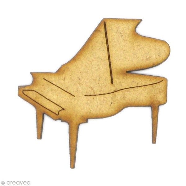 Forme en bois Instrument - Piano - Photo n°1