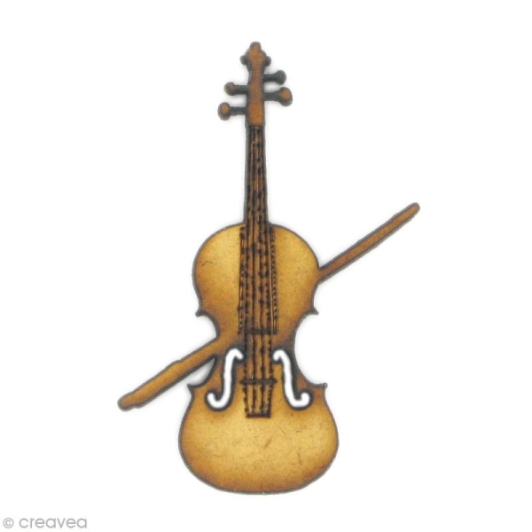 Forme en bois Instrument - Violon - Photo n°1
