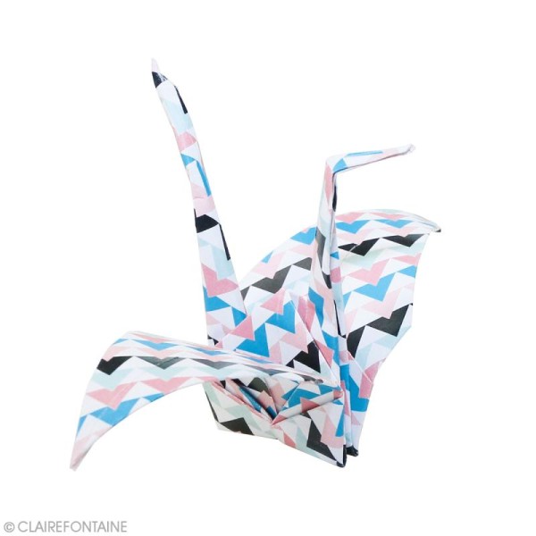 Papier origami Paper Touch - 15 x 15 cm - Fruits géométriques - 60 feuilles - Photo n°2
