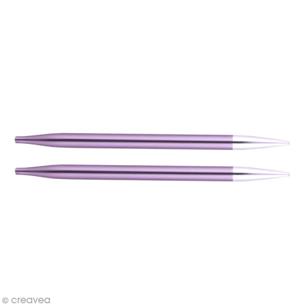 Aiguilles circulaires interchangeables Knit Pro - Violet - N°7 - Photo n°1