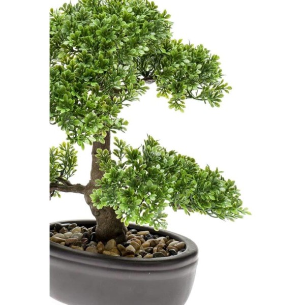 Emerald Mini Bonsaï Ficus Artificiel Vert 32 Cm 420002 - Photo n°2