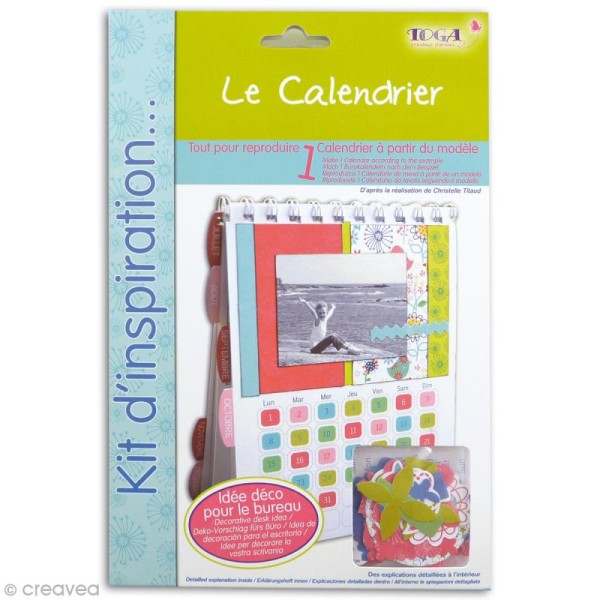 Kit scrapbooking Calendrier perpétuel à décorer - 2013 - Photo n°1