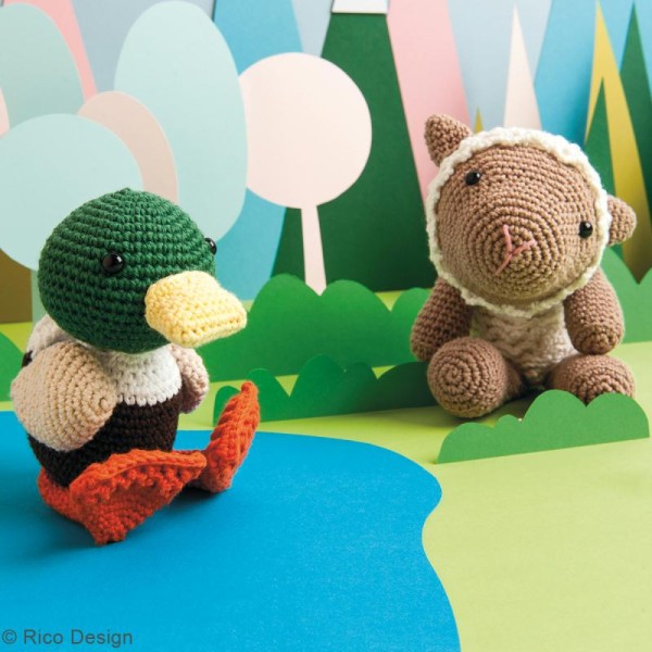 Livre crochet Ricorumi - Amigurumi Friends - 6 modèles - Photo n°4
