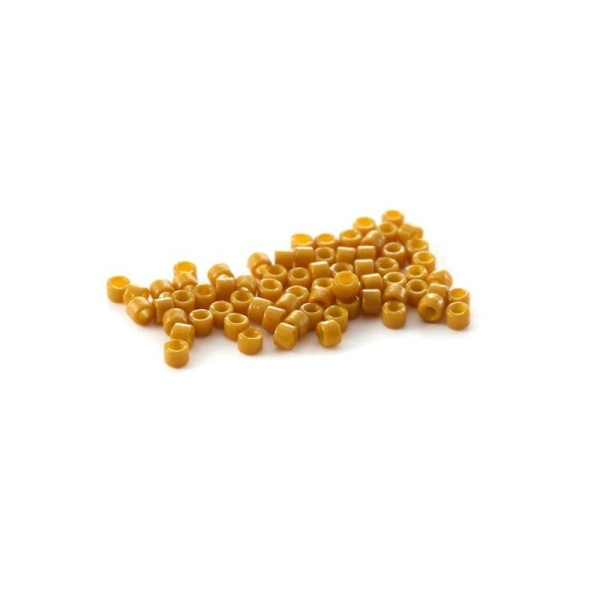 5 G (+/- 875 perles) Délica 11/0 curry n°2106 - Photo n°1