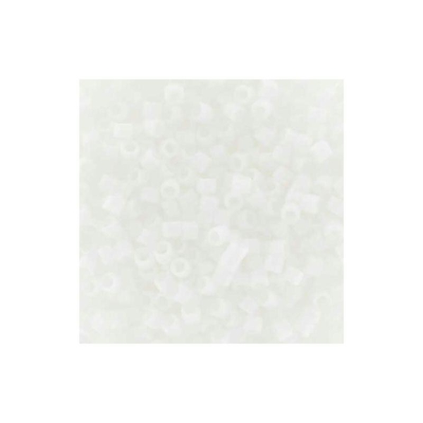 5 G Delica 11/0 opaque white DB200 - Photo n°1