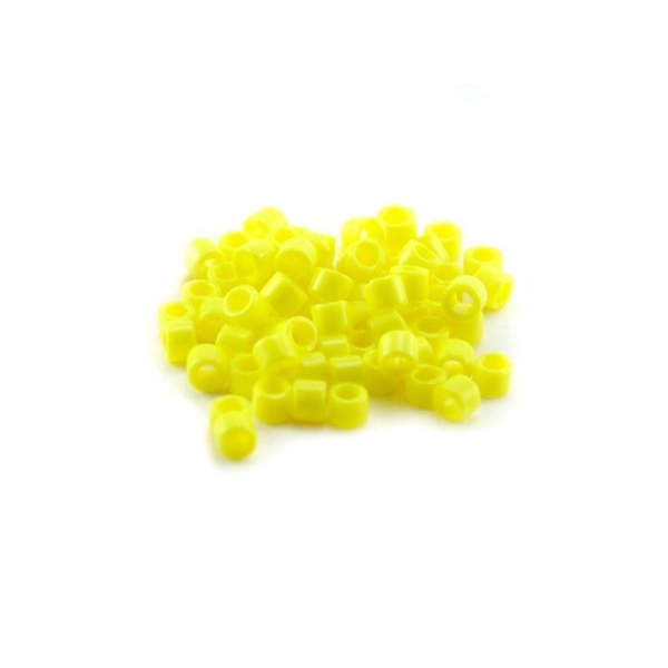 5 G Delica 11/0 opaque yellow DB721 - Photo n°1
