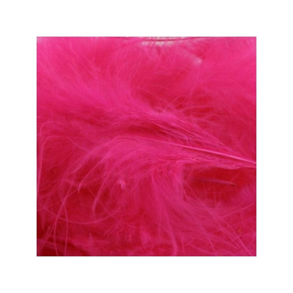 Plumes marabout rose fluo x10 - Photo n°1